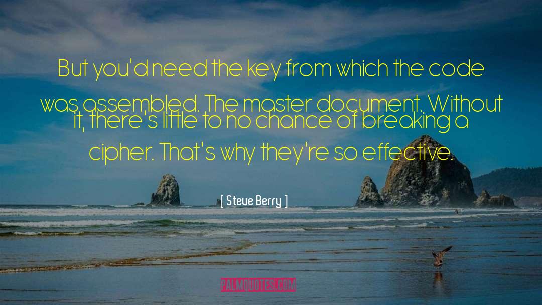 Assembled quotes by Steve Berry