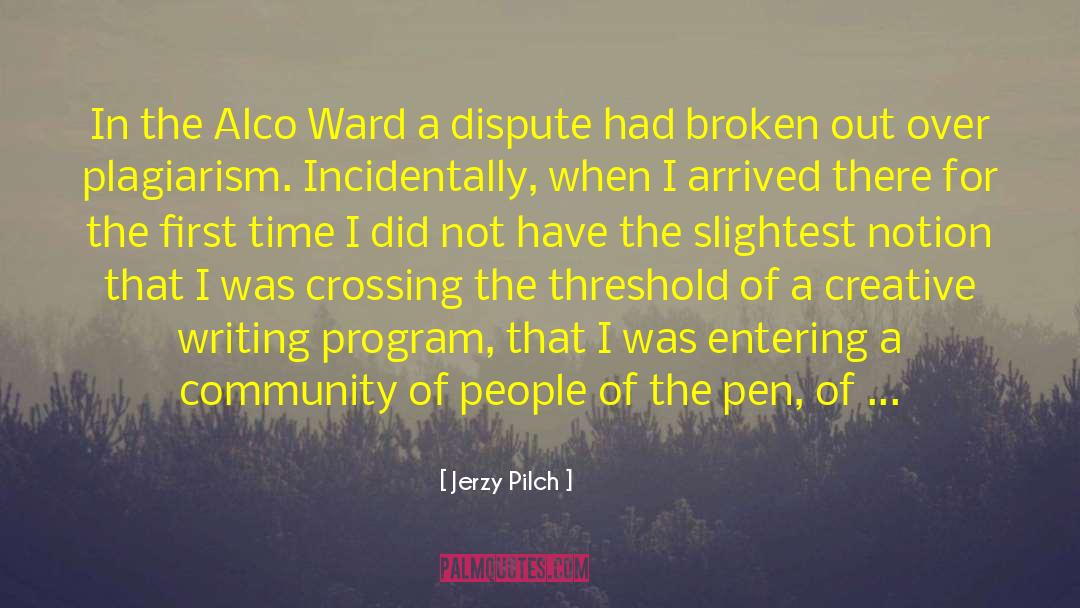 Assembling quotes by Jerzy Pilch