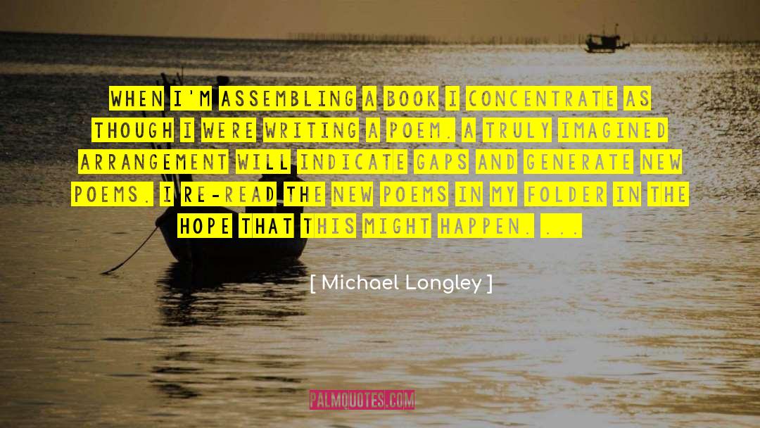 Assembling quotes by Michael Longley