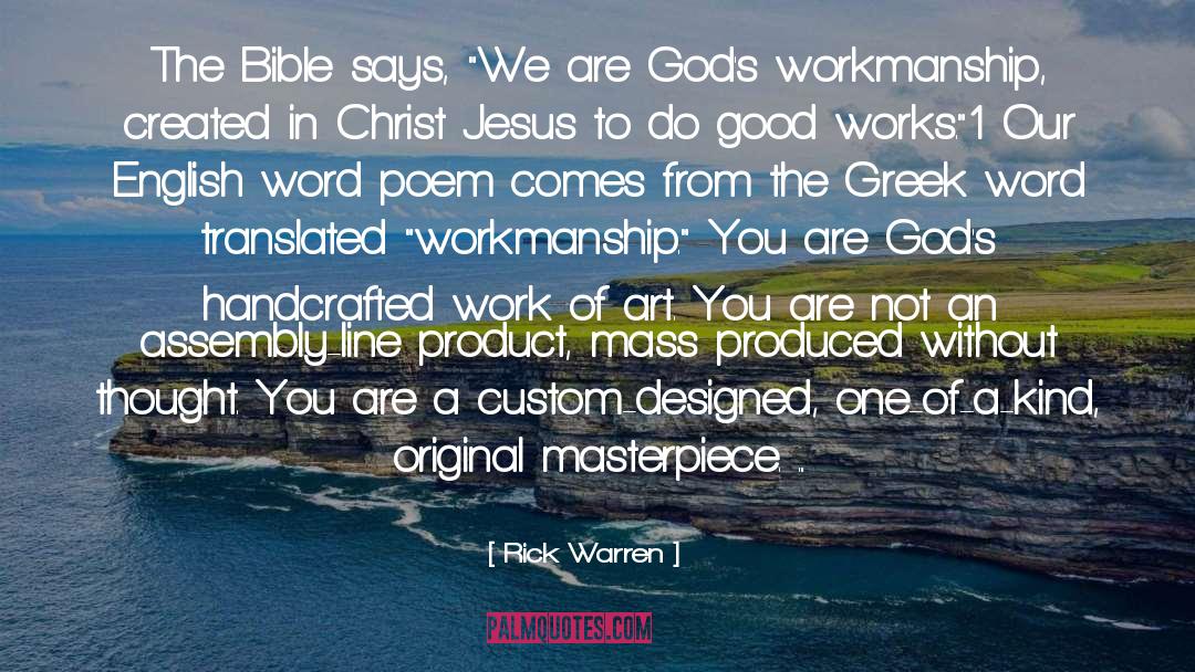 Assembly Line quotes by Rick Warren