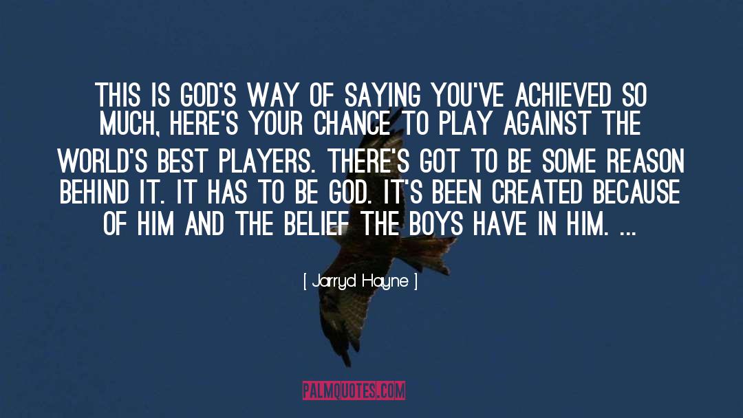 Assembly Of God quotes by Jarryd Hayne