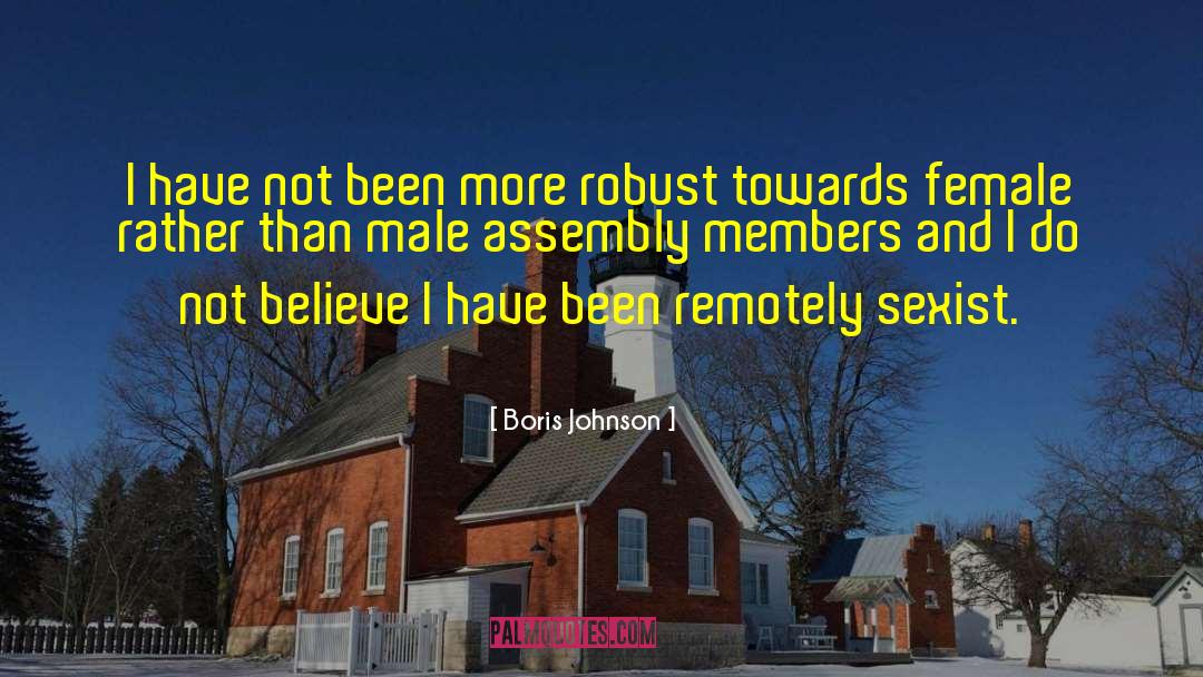 Assembly quotes by Boris Johnson