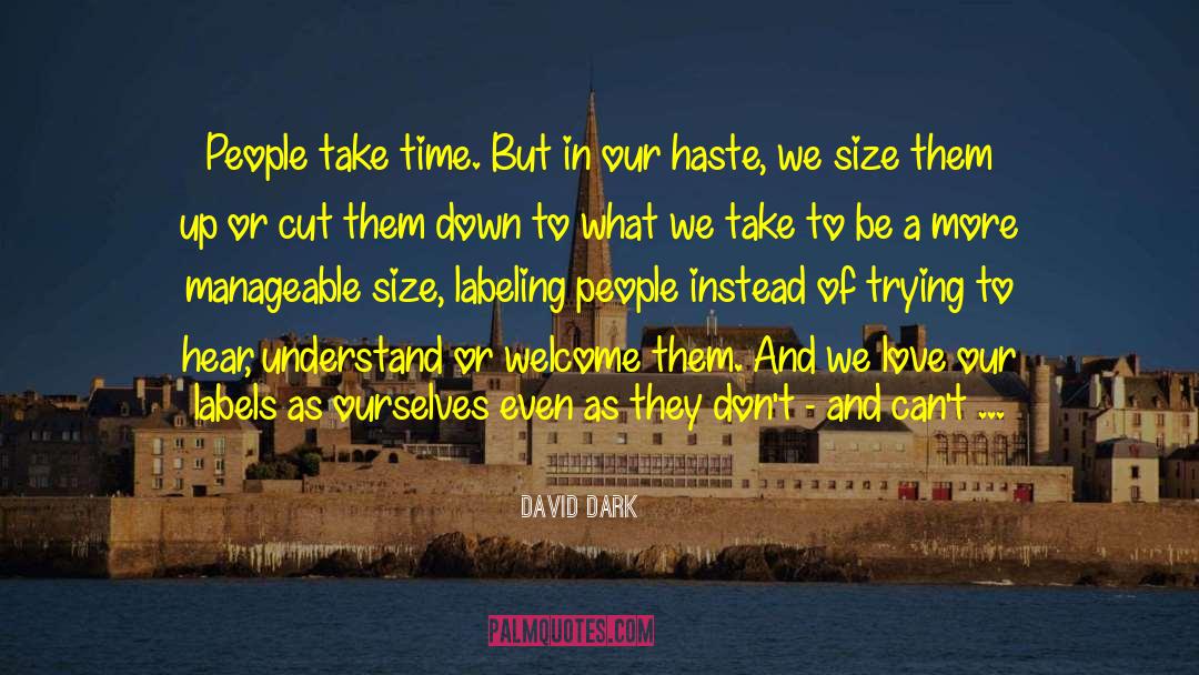 Asserted quotes by David Dark