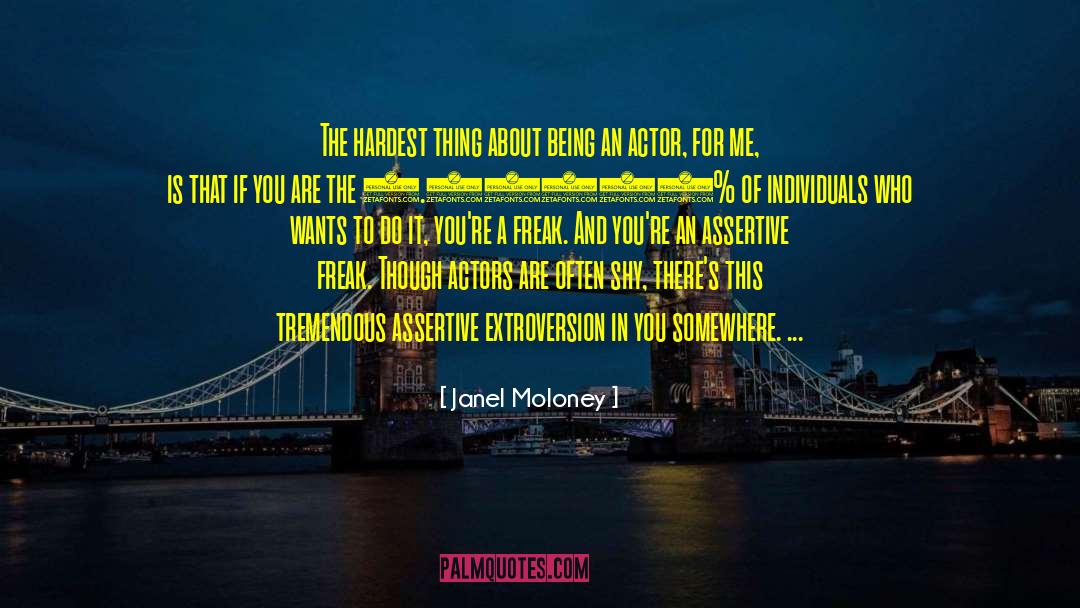 Assertive quotes by Janel Moloney