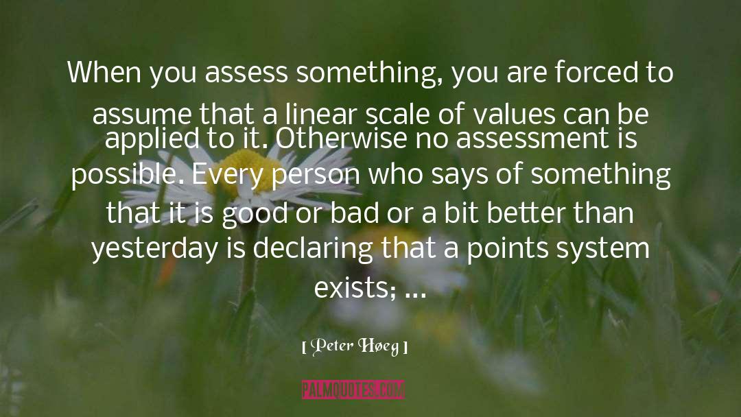 Assess quotes by Peter Høeg