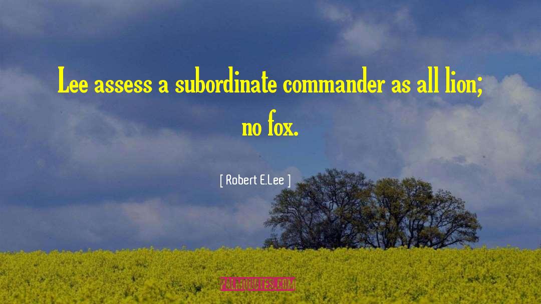 Assess quotes by Robert E.Lee