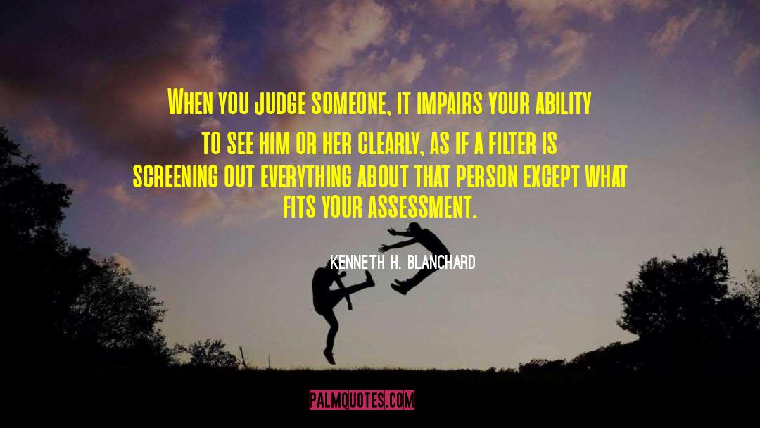 Assessment quotes by Kenneth H. Blanchard