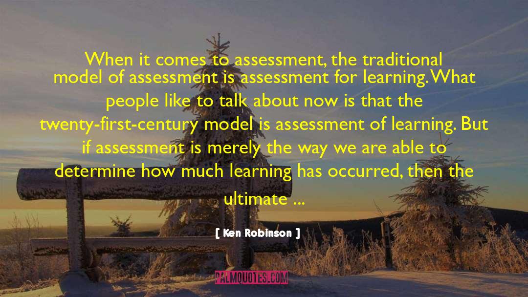 Assessment quotes by Ken Robinson