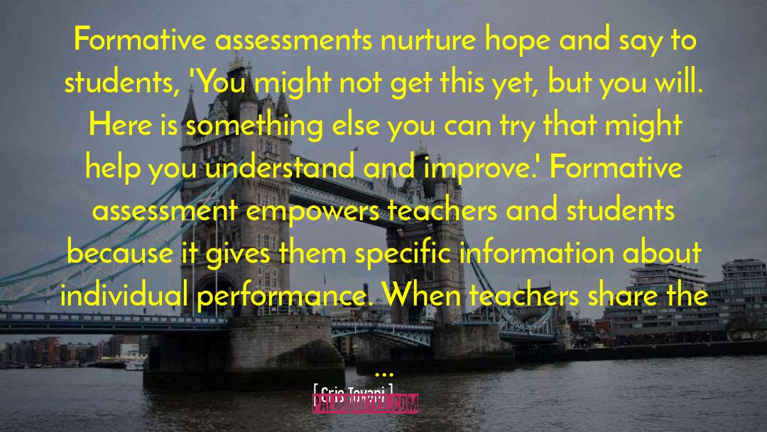 Assessments quotes by Cris Tovani