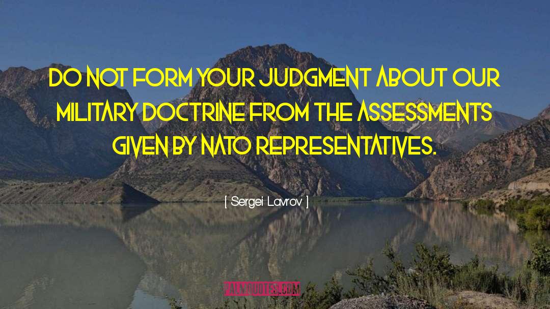 Assessments quotes by Sergei Lavrov