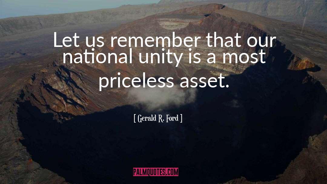 Asset quotes by Gerald R. Ford