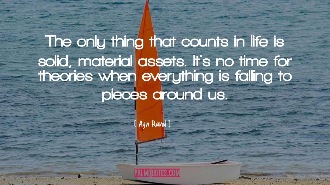 Assets quotes by Ayn Rand