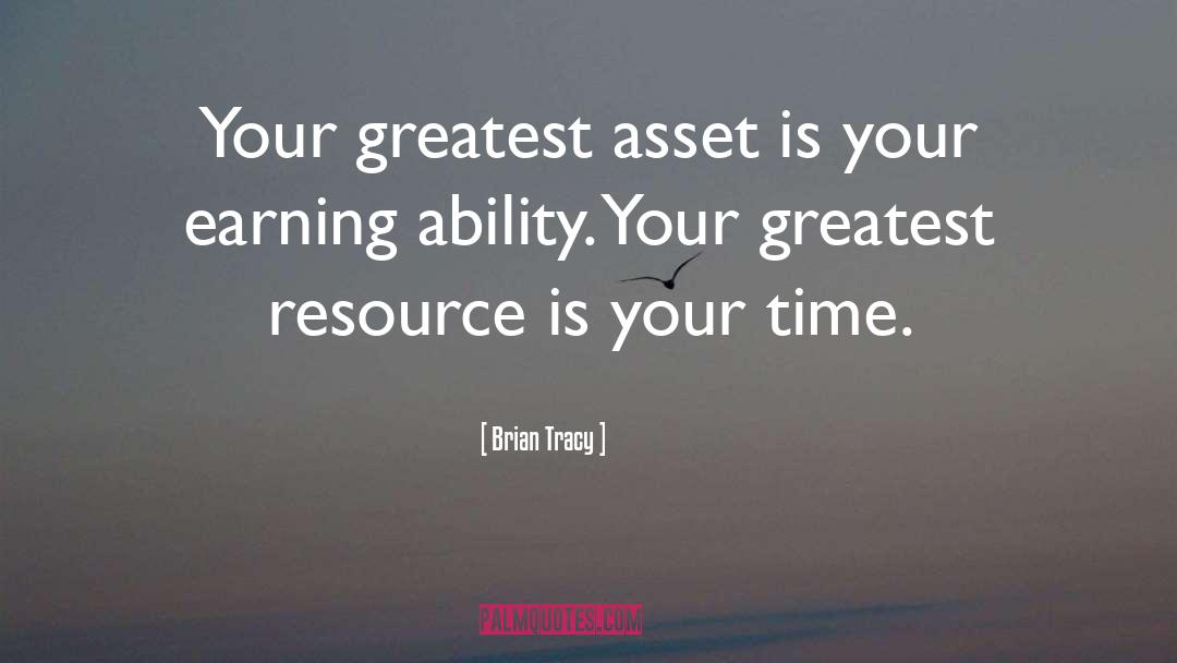 Assets quotes by Brian Tracy