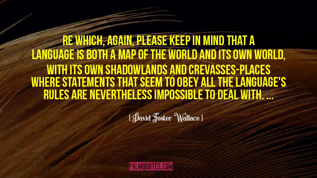 Asshai Shadowlands quotes by David Foster Wallace