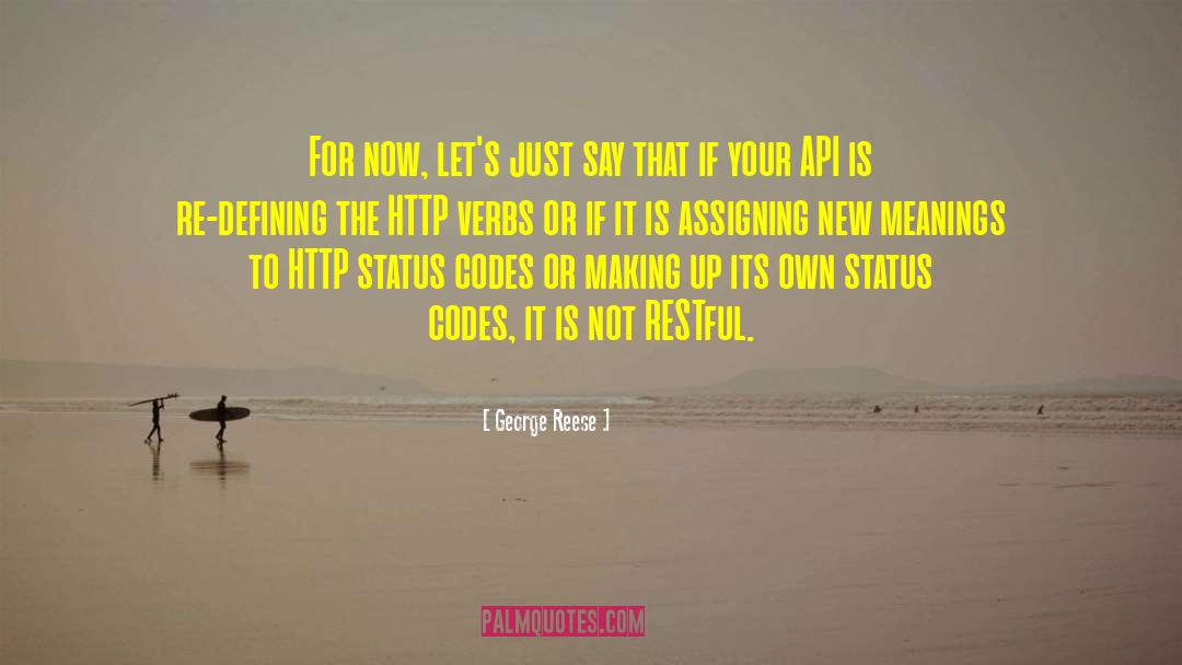 Assigning quotes by George Reese