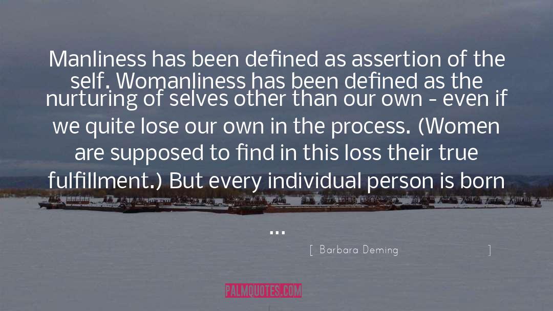 Assigning quotes by Barbara Deming