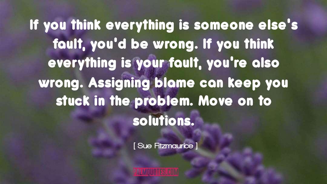 Assigning quotes by Sue Fitzmaurice