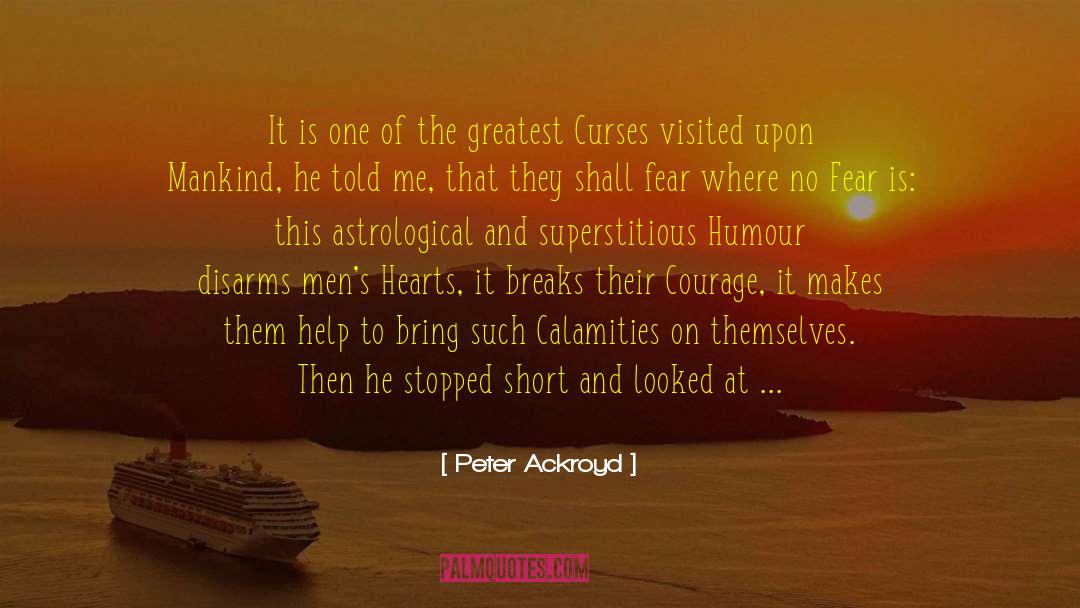 Assigning quotes by Peter Ackroyd