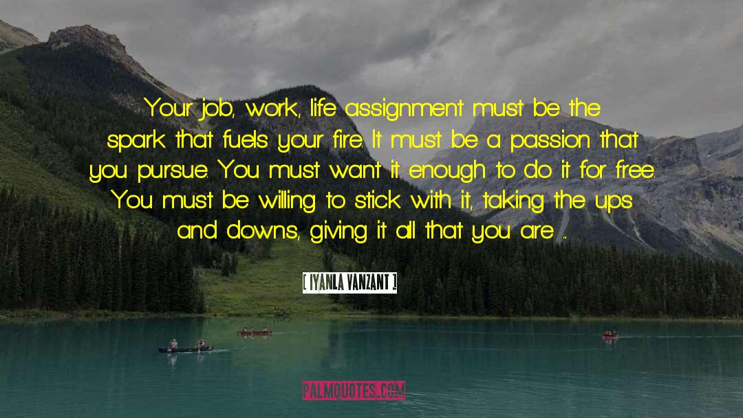 Assignment quotes by Iyanla Vanzant