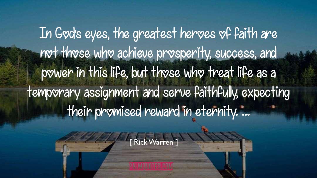 Assignments quotes by Rick Warren