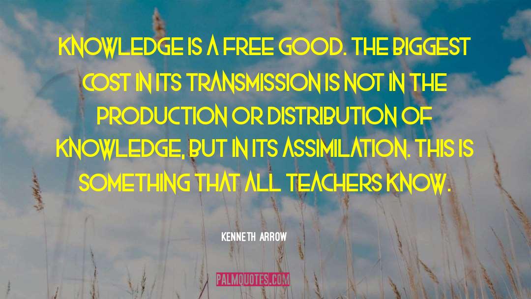 Assimilation quotes by Kenneth Arrow