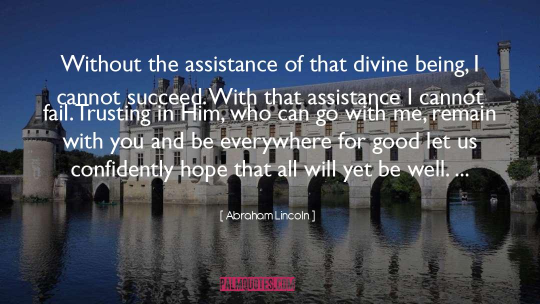 Assistance quotes by Abraham Lincoln