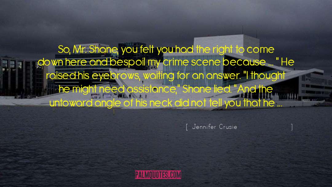 Assistance quotes by Jennifer Crusie