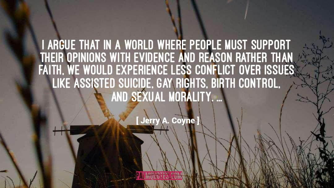 Assisted Suicide quotes by Jerry A. Coyne
