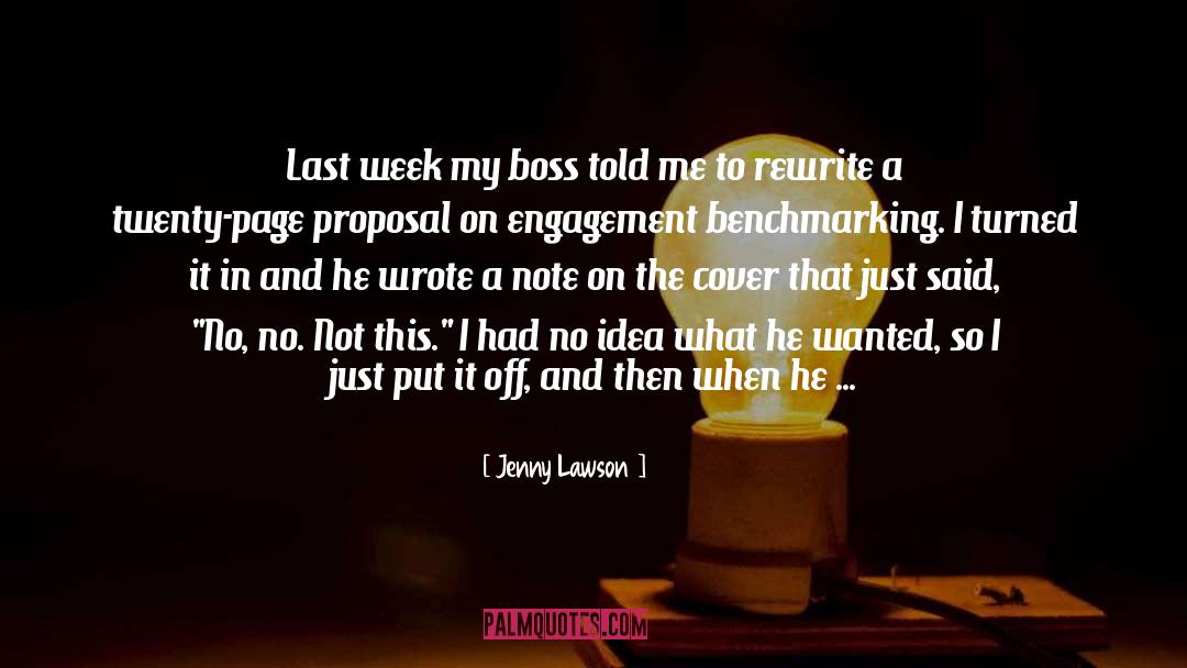 Associate Engagement quotes by Jenny Lawson