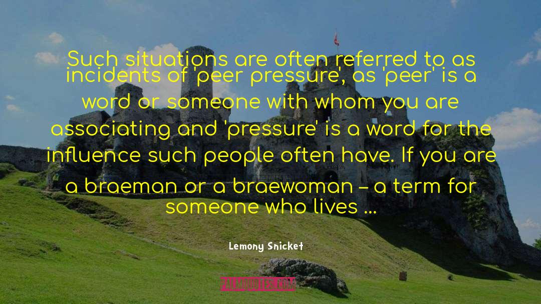 Associating quotes by Lemony Snicket