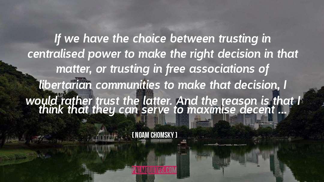 Associations quotes by Noam Chomsky