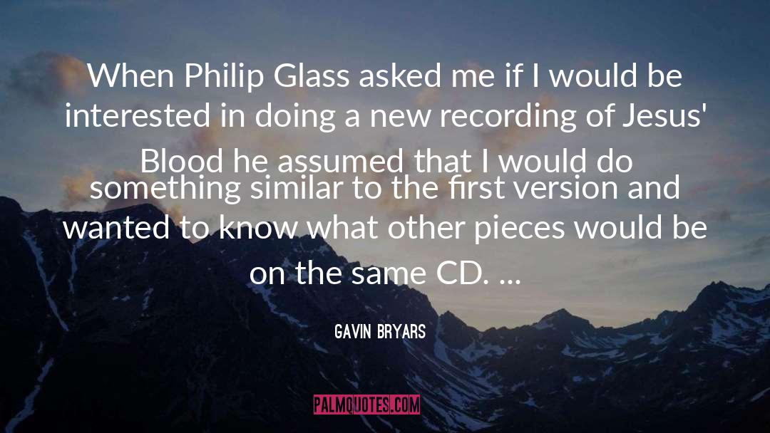 Assumed quotes by Gavin Bryars