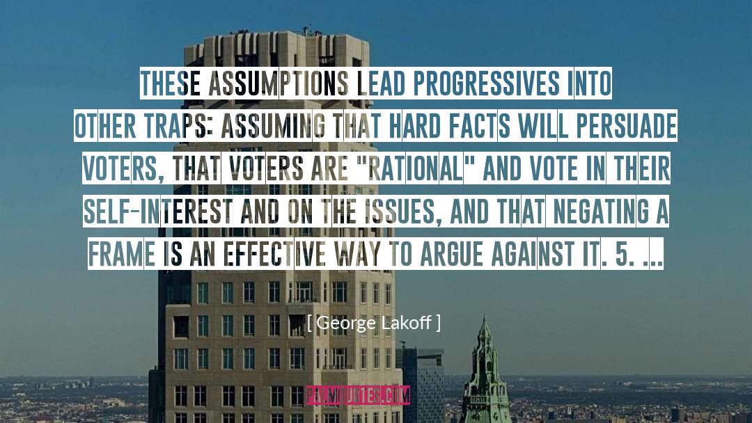 Assumptions quotes by George Lakoff