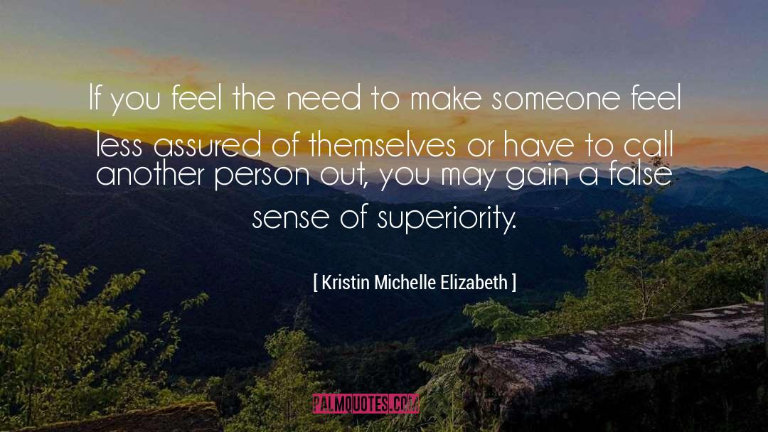 Assurance quotes by Kristin Michelle Elizabeth