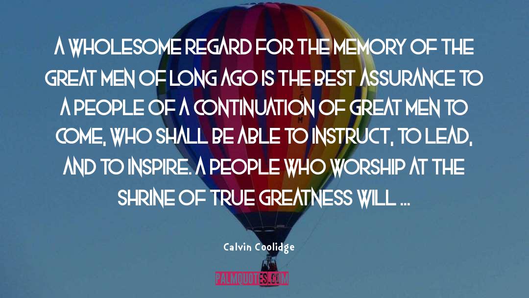 Assurance quotes by Calvin Coolidge