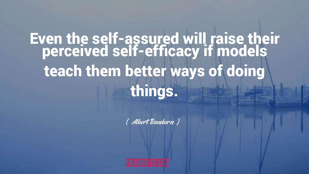 Assured quotes by Albert Bandura