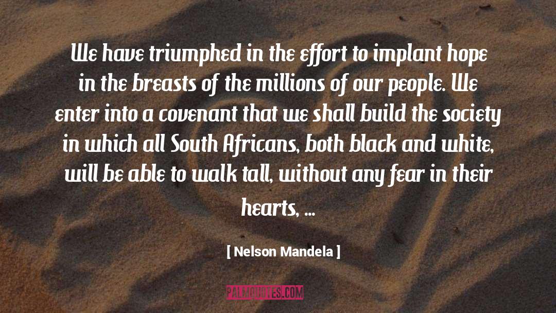 Assured quotes by Nelson Mandela