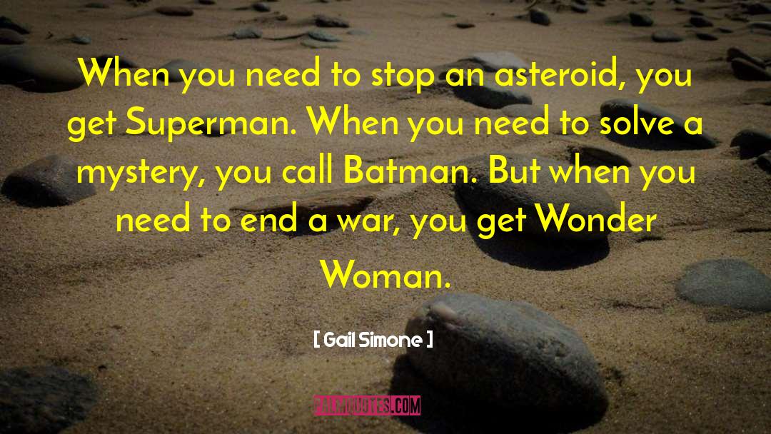 Asteroids quotes by Gail Simone
