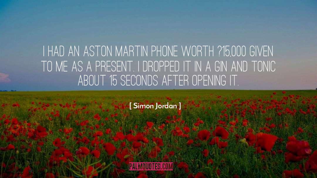 Aston Martin quotes by Simon Jordan