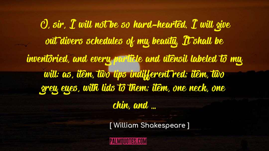 Astonishing Beauty quotes by William Shakespeare