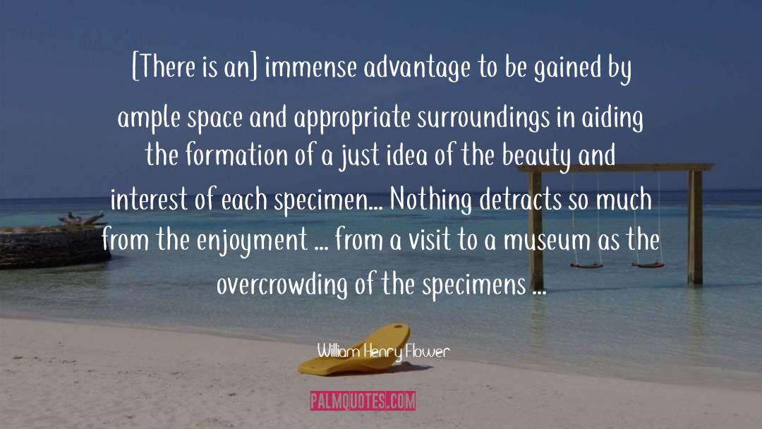Astonishing Beauty quotes by William Henry Flower