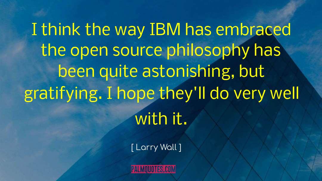 Astonishing quotes by Larry Wall