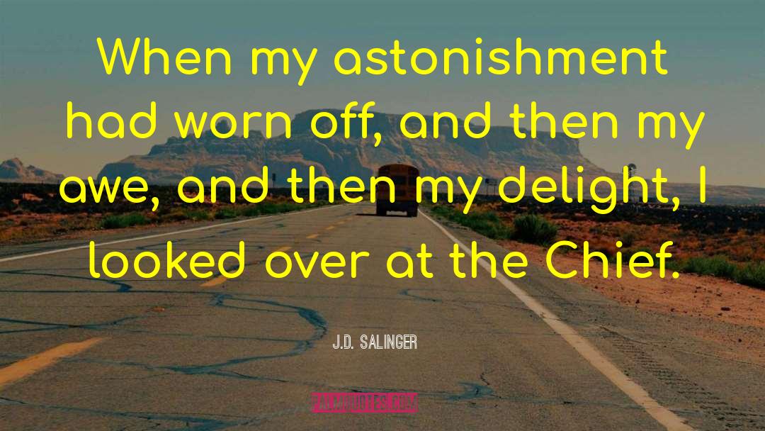 Astonishment quotes by J.D. Salinger