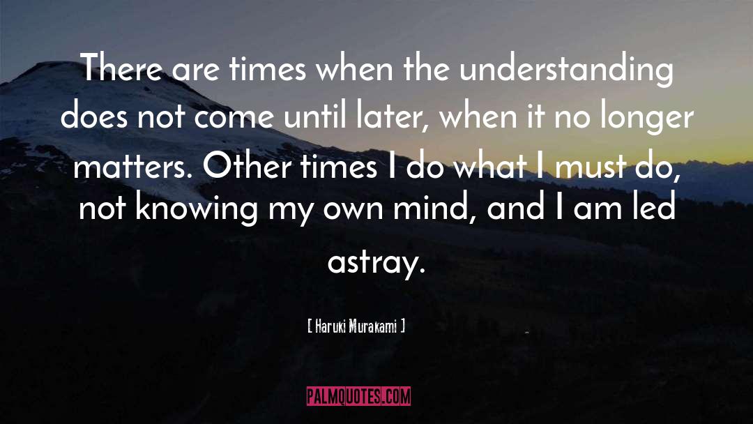 Astray quotes by Haruki Murakami