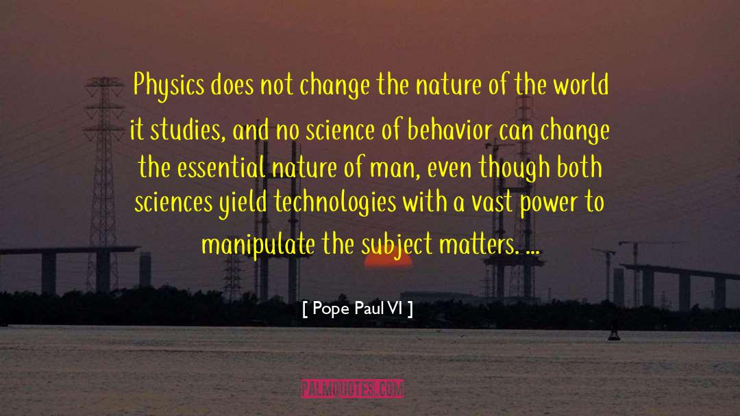 Astro Physics quotes by Pope Paul VI