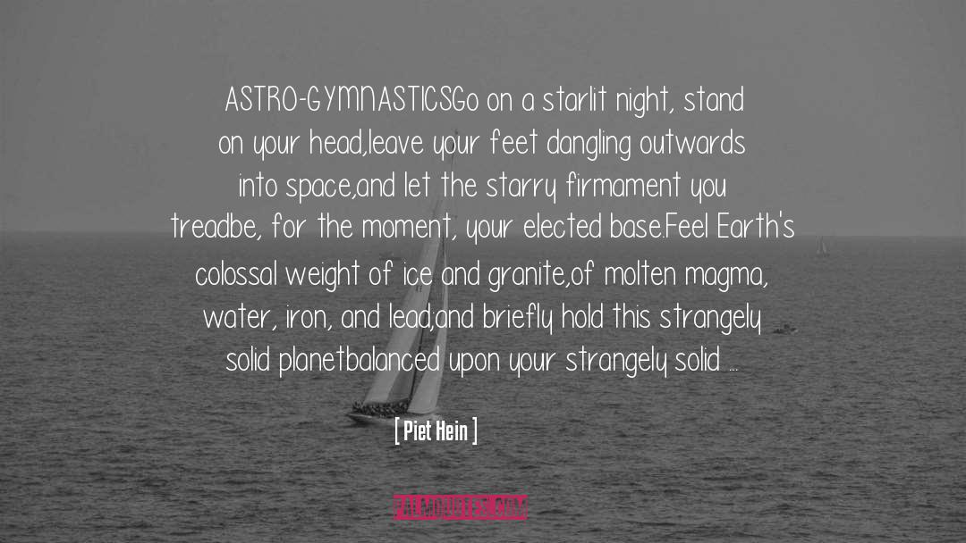 Astro quotes by Piet Hein