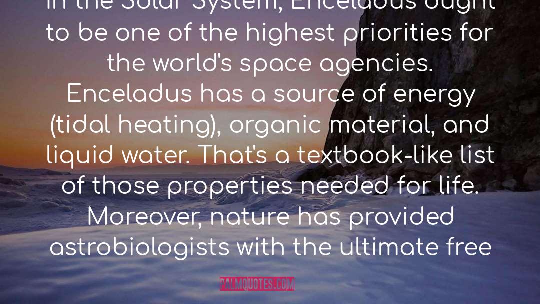 Astrobiology quotes by David C. Catling