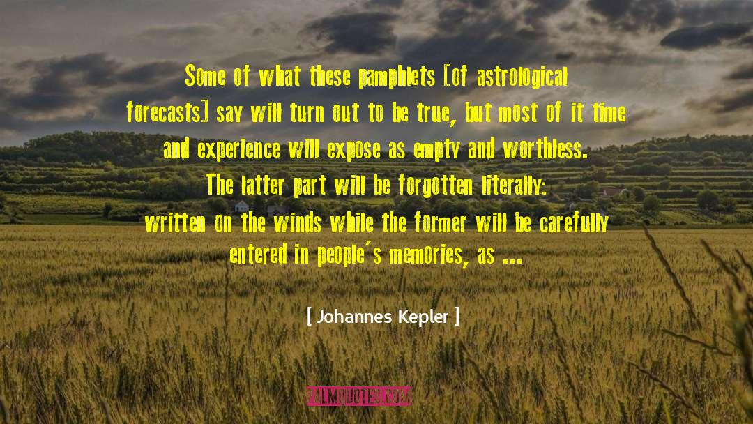 Astrological Omens quotes by Johannes Kepler