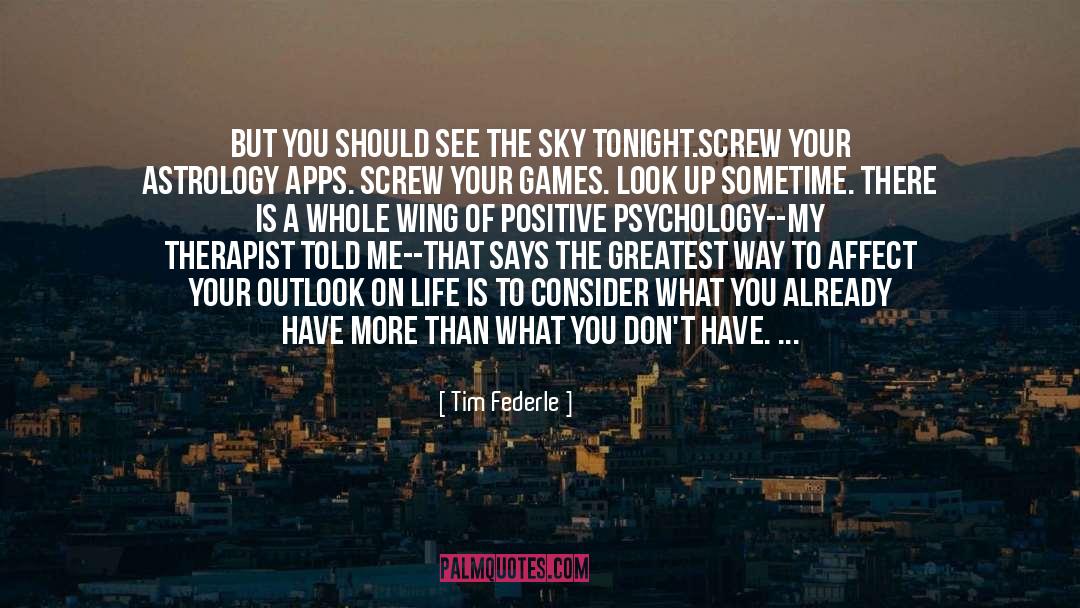 Astrology quotes by Tim Federle