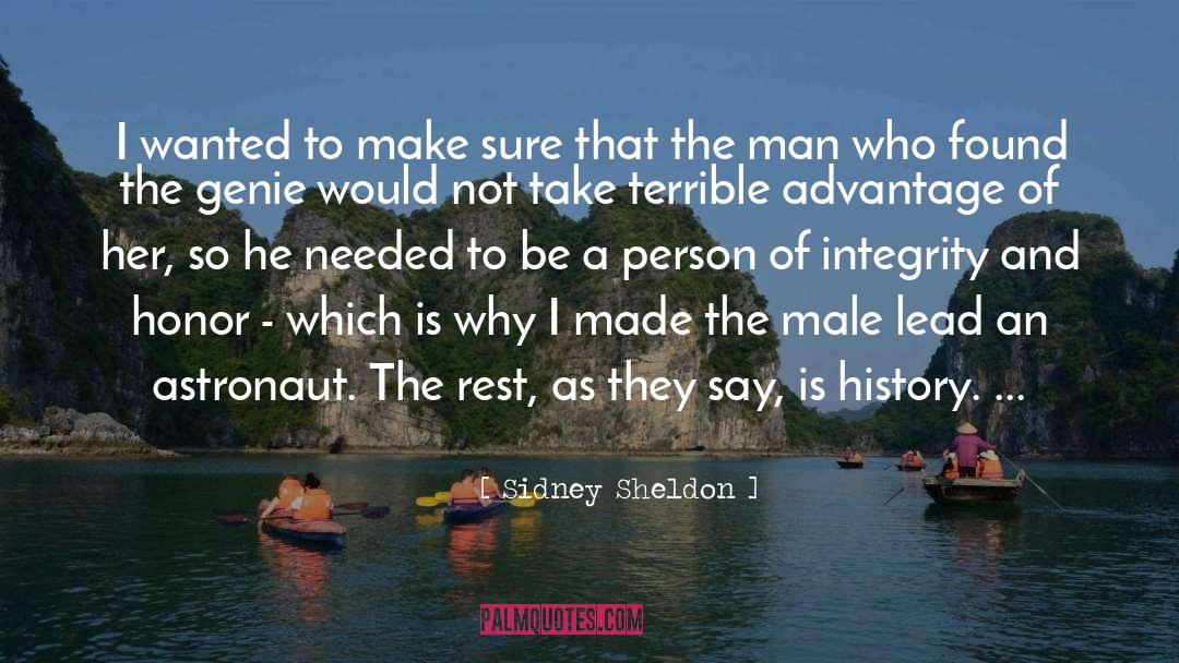 Astronaut quotes by Sidney Sheldon